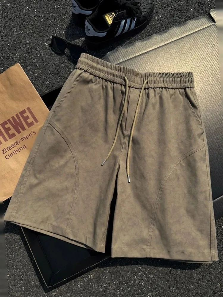 Vintage American Dyed Shorts Men's Summer Washed Vintage Knife Loose Casual Five-Quarter Length Straight Leg Trousers
Vintage American Dyed Shorts Men's Summer Washed Vintage Knife Loose Casual Five-Quarter Length Straight Leg Trousers