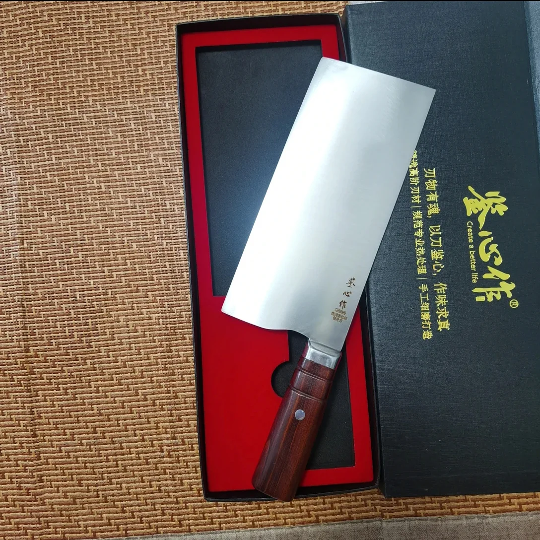 8 Inch Slicing Knife SG2 Powder High-Speed Steel Core 3-layers Clad Steel Blade Sharp Chef Cleaver Meat Vegetables Kitchen Knife
8 Inch Slicing Knife SG2 Powder High-Speed Steel Core 3-layers Clad Steel Blade Sharp Chef Cleaver Meat Vegetables Kitchen Knife