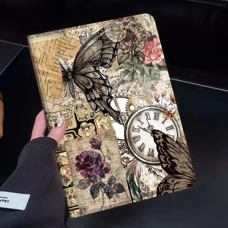 Vintage Clock Butterfly Flower Tablet Case For Huawei Honor MatePad MediaPad Air 5 6 7 11 V6 V7 V8 V9 X9 X8 T10 T10s C5e T5 Gift
Vintage Clock Butterfly Flower Tablet Case For Huawei Honor MatePad MediaPad Air 5 6 7 11 V6 V7 V8 V9 X9 X8 T10 T10s C5e T5 Gift