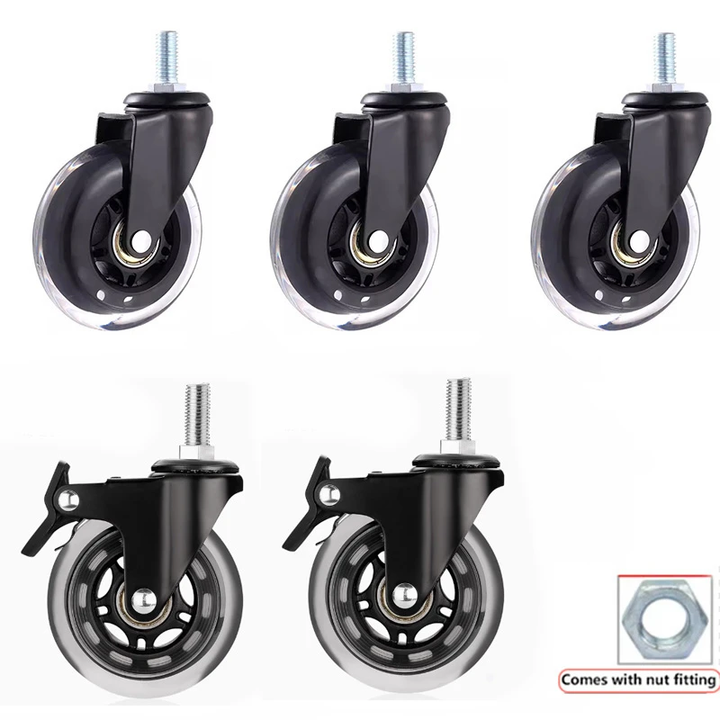 5 Pcs 2 .5 inch M8/M10*25mm PU Ice Wheel Electrophoresis Entertainment Equipment Scooter Universal Brake Mute Caster
5 Pcs 2 .5 inch M8/M10*25mm PU Ice Wheel Electrophoresis Entertainment Equipment Scooter Universal Brake Mute Caster