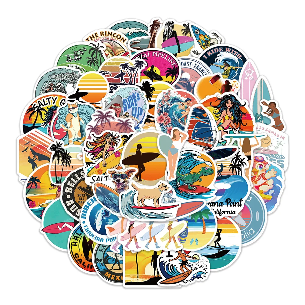 10/30/50PCS Surf Cool Graffiti Stickers Cartoon Summer Decals Children's Toys Gift DIY Surfboard Suitcase Pencil Case Diary
10/30/50PCS Surf Cool Graffiti Stickers Cartoon Summer Decals Children's Toys Gift DIY Surfboard Suitcase Pencil Case Diary