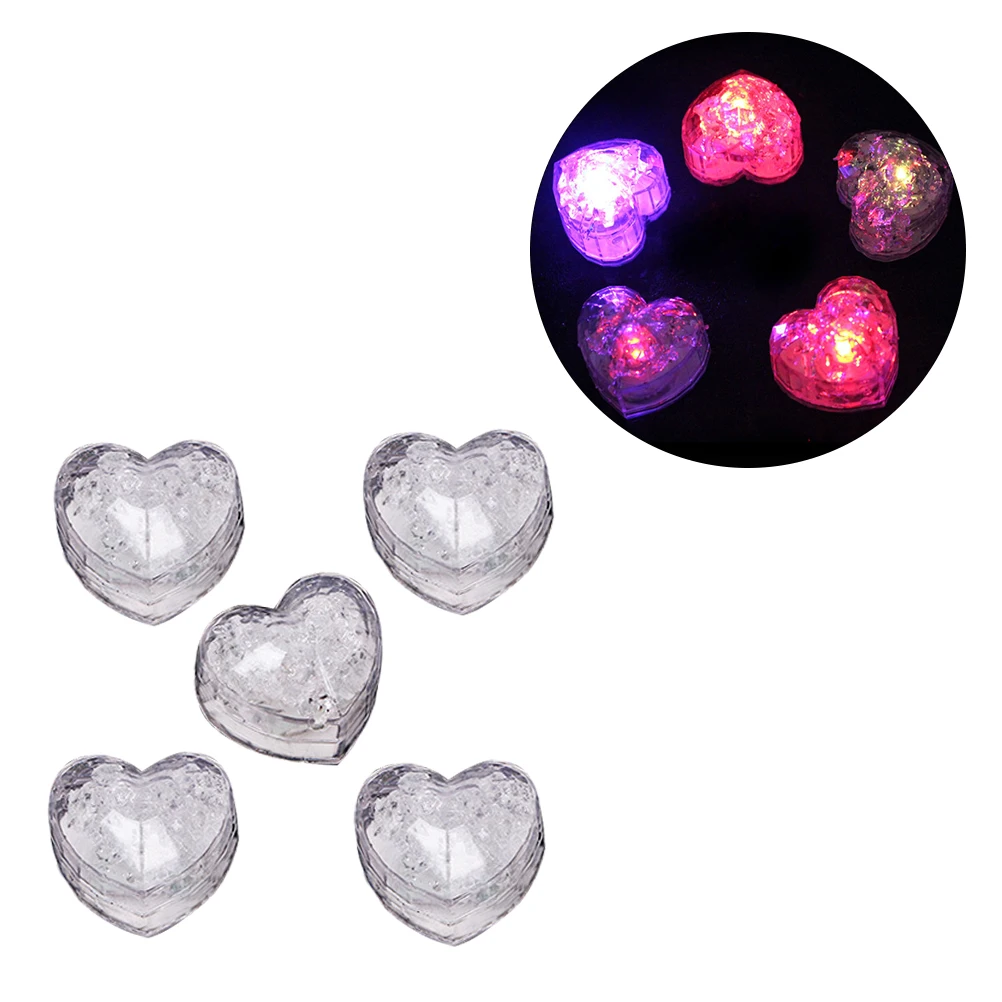12 pcs Heart Shaped LED Ice Cube Light Flashing Decorative Prop for Party Tower Multi Color LEDs Safe
12 pcs Heart Shaped LED Ice Cube Light Flashing Decorative Prop for Party Tower Multi Color LEDs Safe