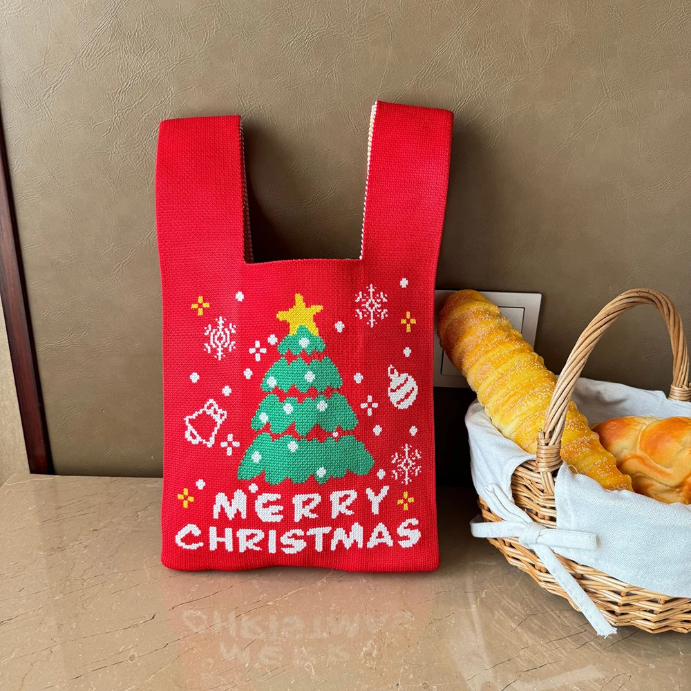 Рождественская вязаная сумка Большая вместительная вязаная сумка Маленькая квадратная подарочная сумка Рождественская сумка из полиэстера для покупок Повседневное использование
Рождественская вязаная сумка Большая вместительная вязаная сумка Маленькая квадратная подарочная сумка Рождественская сумка из полиэстера для покупок Повседневное использование
