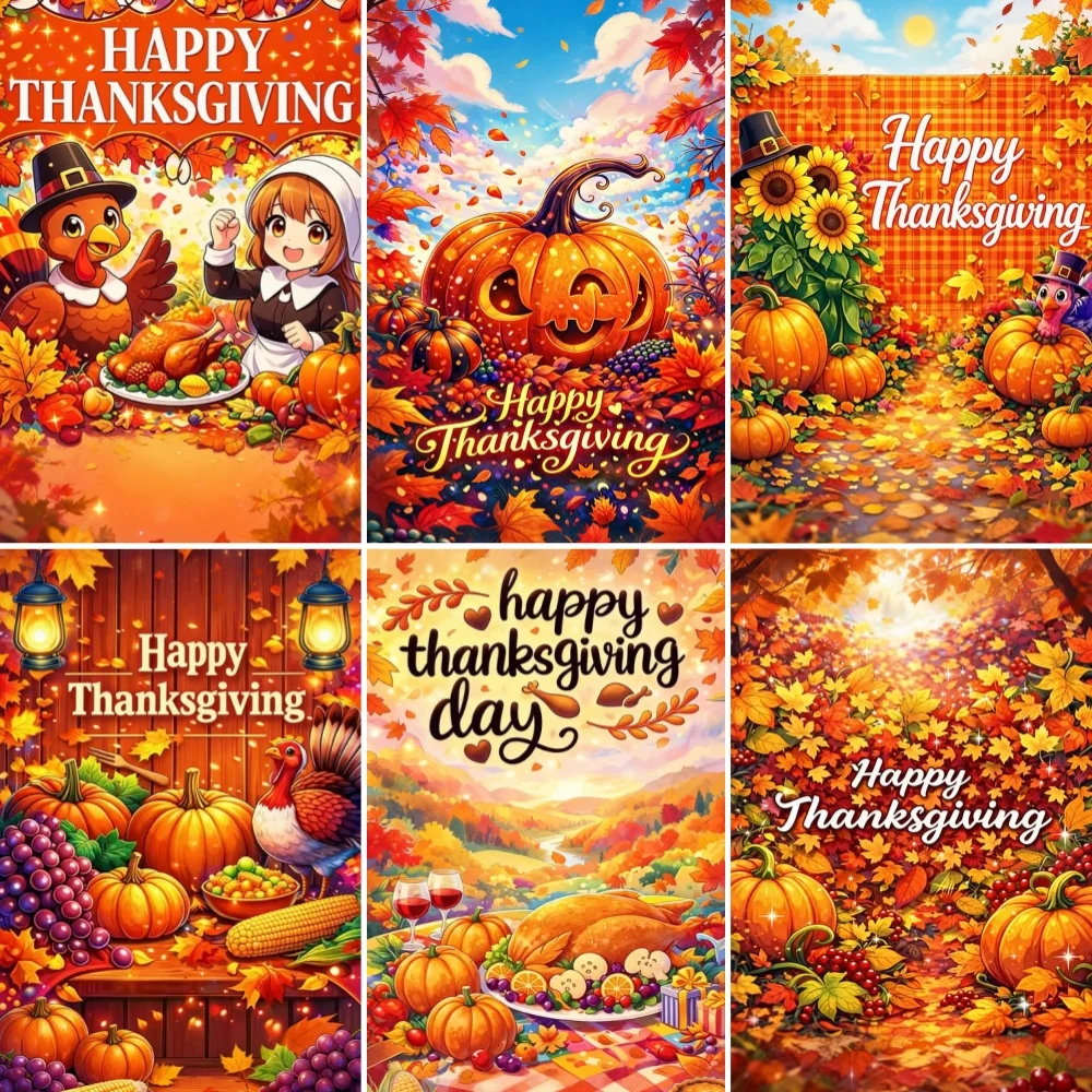Happy Thanksgiving Fall Door Cover Photography Backdrop Turkey Pumpkin Maple Leaf Banner Holiday Party Decroation Background
Happy Thanksgiving Fall Door Cover Photography Backdrop Turkey Pumpkin Maple Leaf Banner Holiday Party Decroation Background