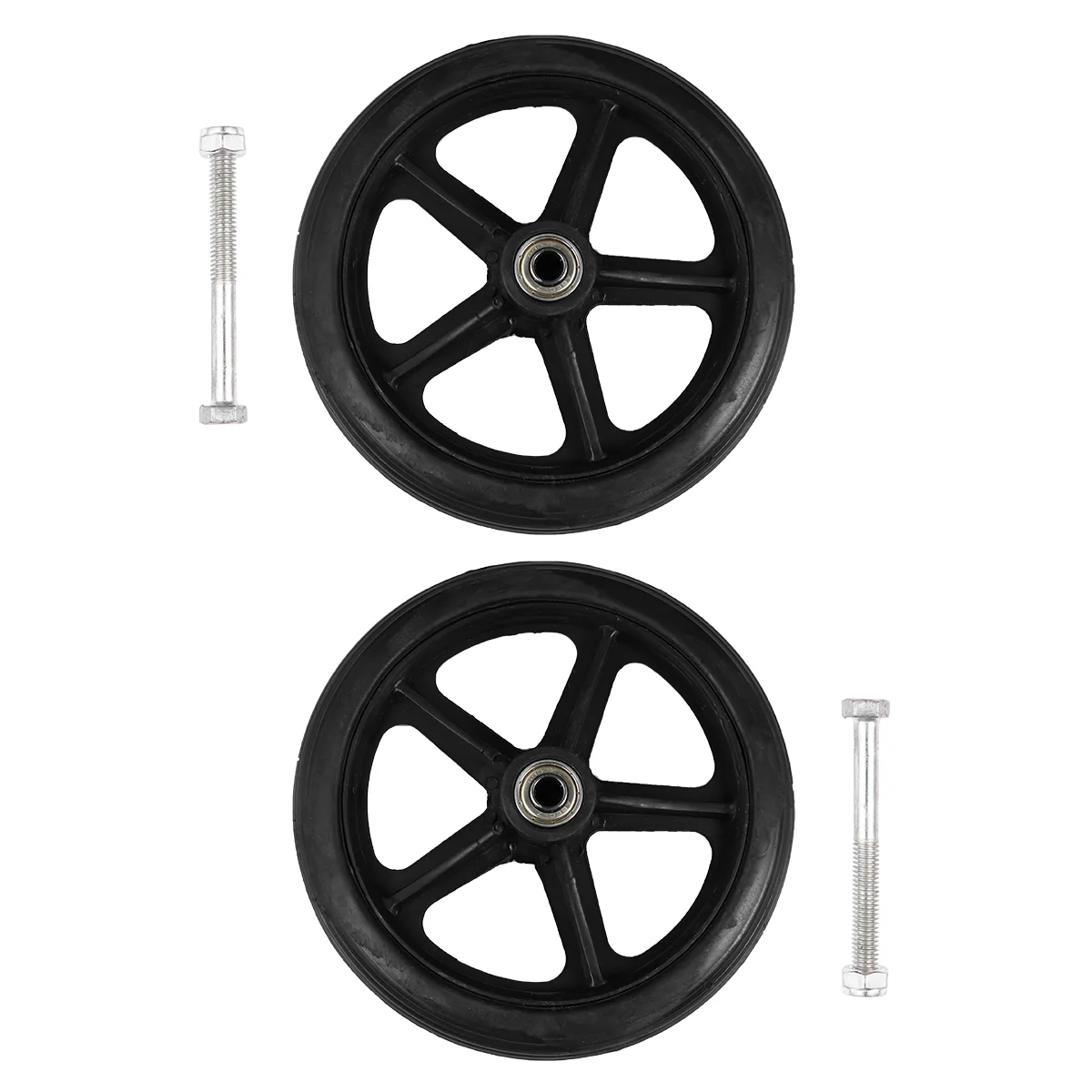 2 Pcs Walker Accessories Wheelchair Front Walking Black Alloy Replacement for Wheelchairs Shopping Tires
2 Pcs Walker Accessories Wheelchair Front Walking Black Alloy Replacement for Wheelchairs Shopping Tires