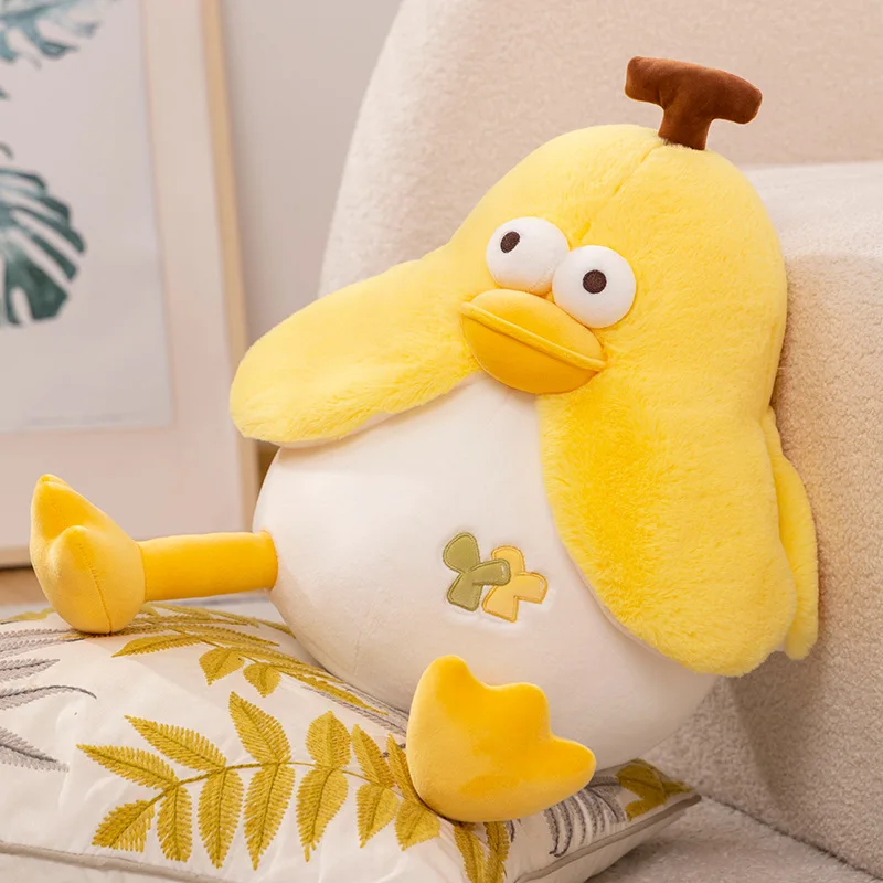 25-55CM Cartoon Simulation Anime Cute Big Eyes Chicken Doll with Banana Peel Children's Soothing Toy Handmade Doll Gifts
25-55CM Cartoon Simulation Anime Cute Big Eyes Chicken Doll with Banana Peel Children's Soothing Toy Handmade Doll Gifts