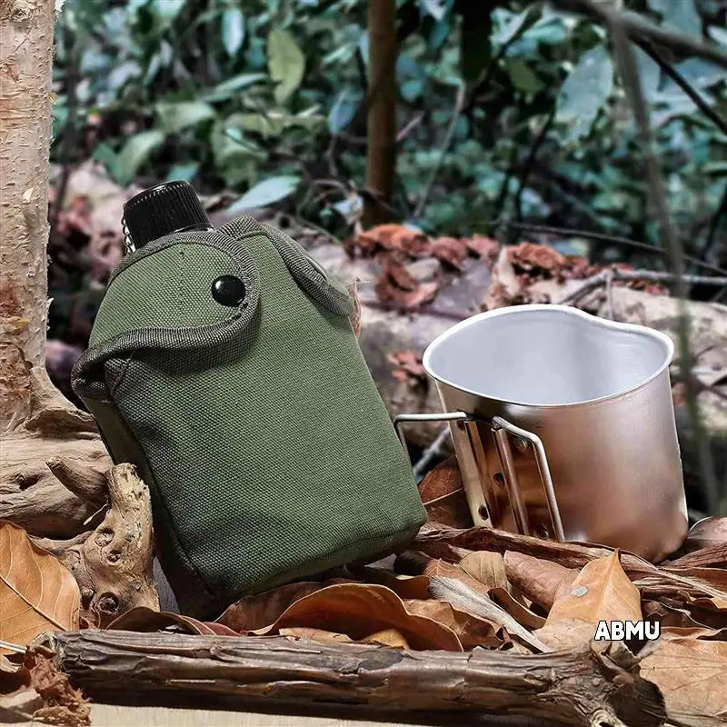 2X Outdoor Canteen Cookware Set Canteen Cup Portable Water Bottle With Grab Handle Cup For Outdoor Camping Hiking
2X Outdoor Canteen Cookware Set Canteen Cup Portable Water Bottle With Grab Handle Cup For Outdoor Camping Hiking