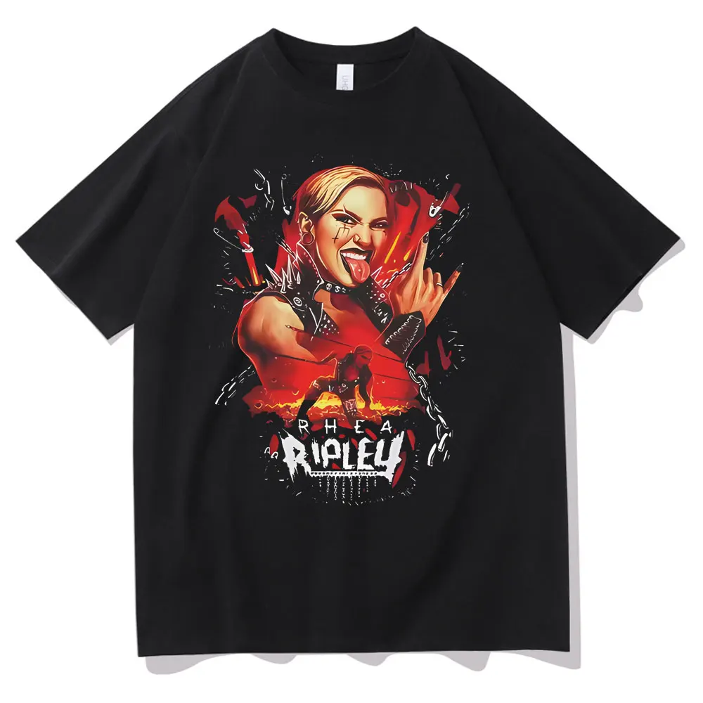 Wrestler Sports Rhea Ripley Graphic T Shirt Men Women 100% Cotton Casual Gothic Short Sleeve Oversized T-shirt Streetwear Unisex 
Wrestler Sports Rhea Ripley Graphic T Shirt Men Women 100% Cotton Casual Gothic Short Sleeve Oversized T-shirt Streetwear Unisex