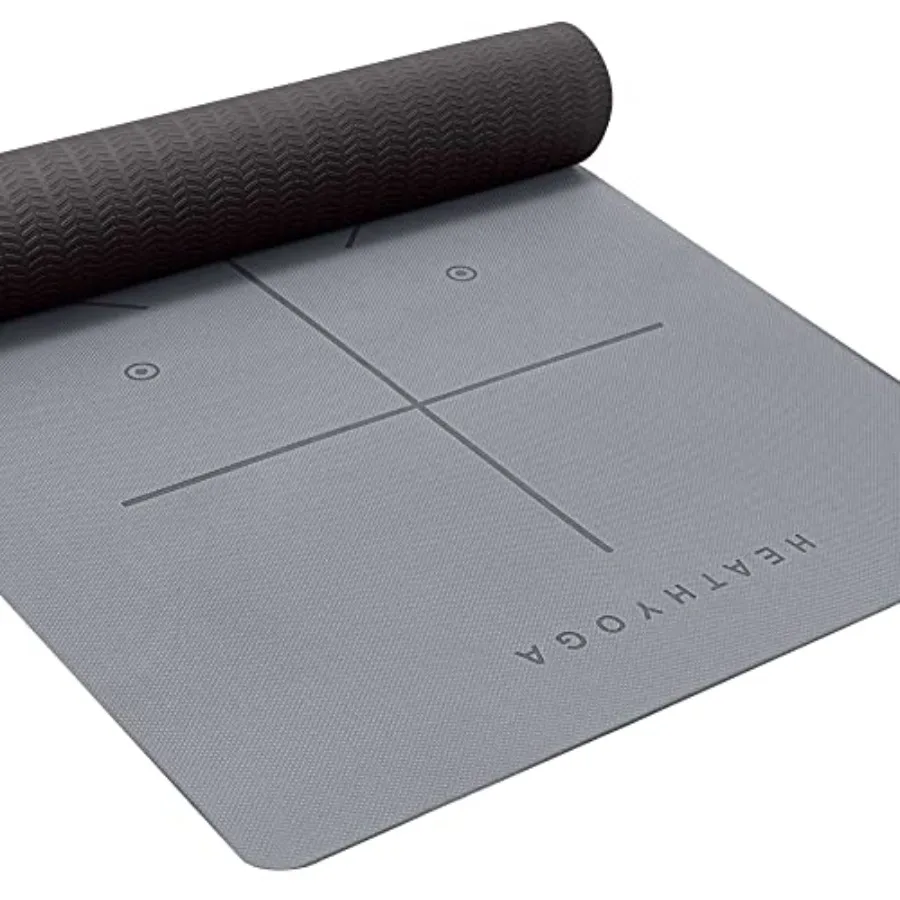 Yoga Mat Non Slip TPE Pilates Exercise Mats for Home Workout Gym Fitness Eco Friendly Thick Hot Yoga Mat with Strap Body Alignm
Yoga Mat Non Slip TPE Pilates Exercise Mats for Home Workout Gym Fitness Eco Friendly Thick Hot Yoga Mat with Strap Body Alignm