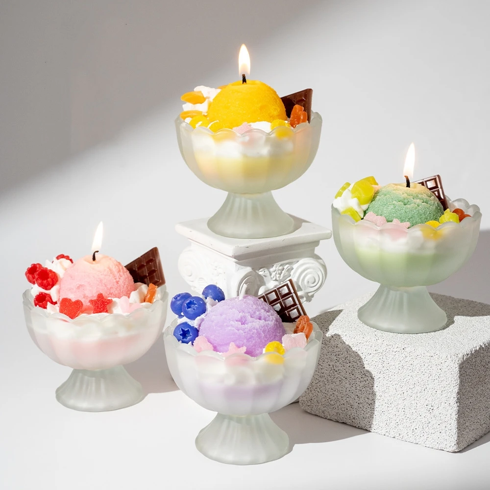 Summer Ice Cream Scented Candle Sweet Dessert Aroma for Refreshing Ambience Cute Decorative Candle for Cozy Summer Vibes
Summer Ice Cream Scented Candle Sweet Dessert Aroma for Refreshing Ambience Cute Decorative Candle for Cozy Summer Vibes