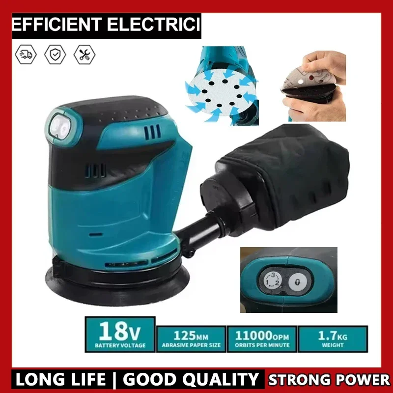 Fit Makita DBO180Z 18V Brushless Cordless Rechargeable Disc Random Orbital Sander Woodworking Sanding Putty Polishing Bare Tool
Fit Makita DBO180Z 18V Brushless Cordless Rechargeable Disc Random Orbital Sander Woodworking Sanding Putty Polishing Bare Tool