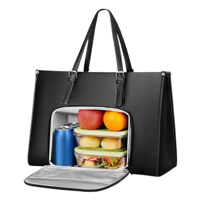 2 In 1 Tote Bag Lunch Bag 15.6in Laptop Bag With Lunch Compartment PU Leather Computer Holder Fruits Drinks Snacks Container
2 In 1 Tote Bag Lunch Bag 15.6in Laptop Bag With Lunch Compartment PU Leather Computer Holder Fruits Drinks Snacks Container