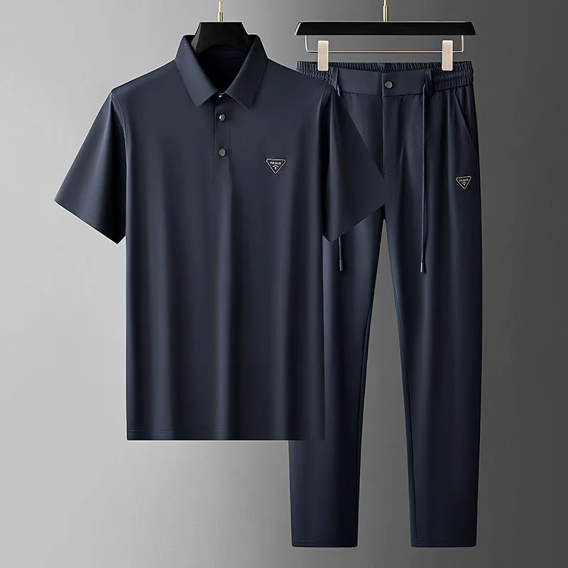 Summer New Fashion Trend Retro Sport Short Sleeve T-shirt Set Men's Casual Loose Comfortable Breathable Large Size Two-Piece Set
Summer New Fashion Trend Retro Sport Short Sleeve T-shirt Set Men's Casual Loose Comfortable Breathable Large Size Two-Piece Set