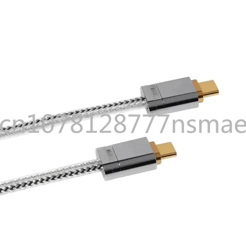 TC09S Type-C To TypeC OTG Audio Cable Silver Wire Oxygen-Free Copper Wires for USB DAC
TC09S Type-C To TypeC OTG Audio Cable Silver Wire Oxygen-Free Copper Wires for USB DAC