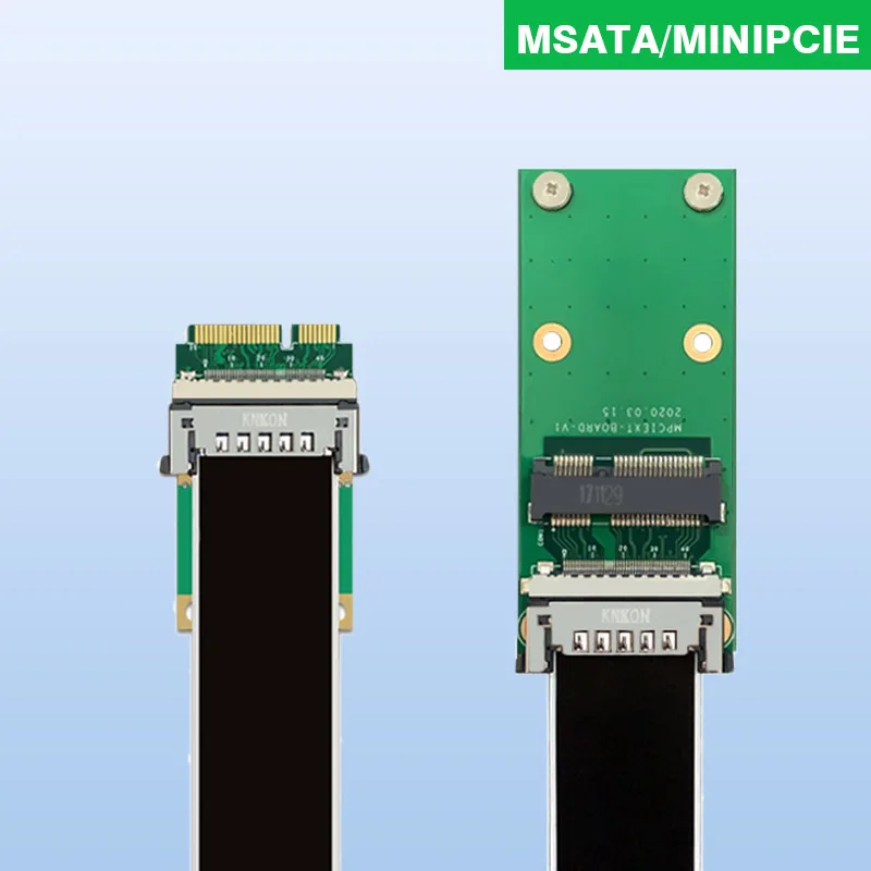 MiniPCIe Extension Cable No Attenuation 30/50/80/100cm Half Height Full Height Mini PCIeExtension Ribbon Cable Cord
MiniPCIe Extension Cable No Attenuation 30/50/80/100cm Half Height Full Height Mini PCIeExtension Ribbon Cable Cord