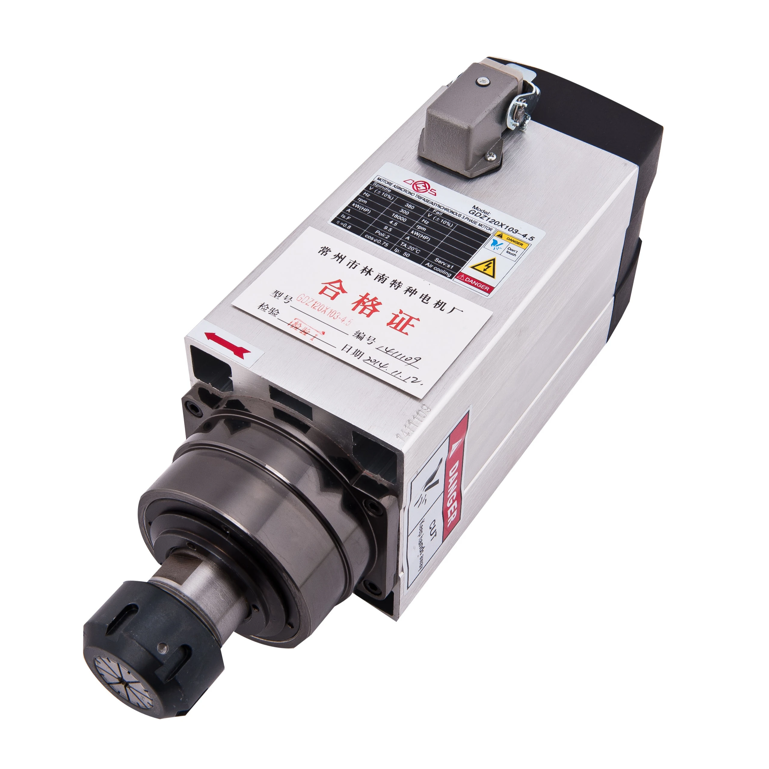 4.5KW CNC Spindle Air Cooling Spindle Motor 6KW For CNC Router Engraving Machine Cnc Router Parts
4.5KW CNC Spindle Air Cooling Spindle Motor 6KW For CNC Router Engraving Machine Cnc Router Parts