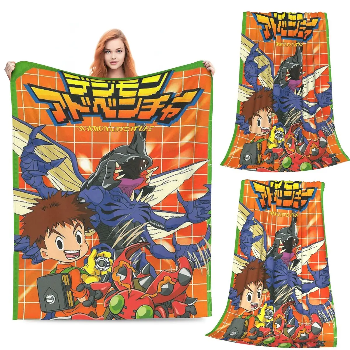 Одеяла Guilmon в коробке Digimon, фланелевое одеяло для дивана, теплое одеяло для дома, спальни, уличные пледы, покрывало, одеяло
Одеяла Guilmon в коробке Digimon, фланелевое одеяло для дивана, теплое одеяло для дома, спальни, уличные пледы, покрывало, одеяло