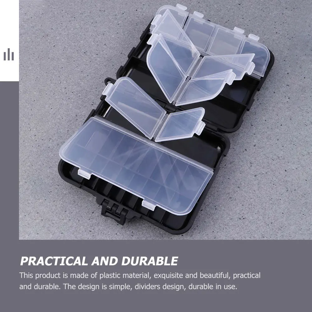 2Pcs Fishing Tackle Boxes Plastic Durable Organizer Compact Portable Storage for Hooks Baits Supplies Fishing Tackle Box
2Pcs Fishing Tackle Boxes Plastic Durable Organizer Compact Portable Storage for Hooks Baits Supplies Fishing Tackle Box