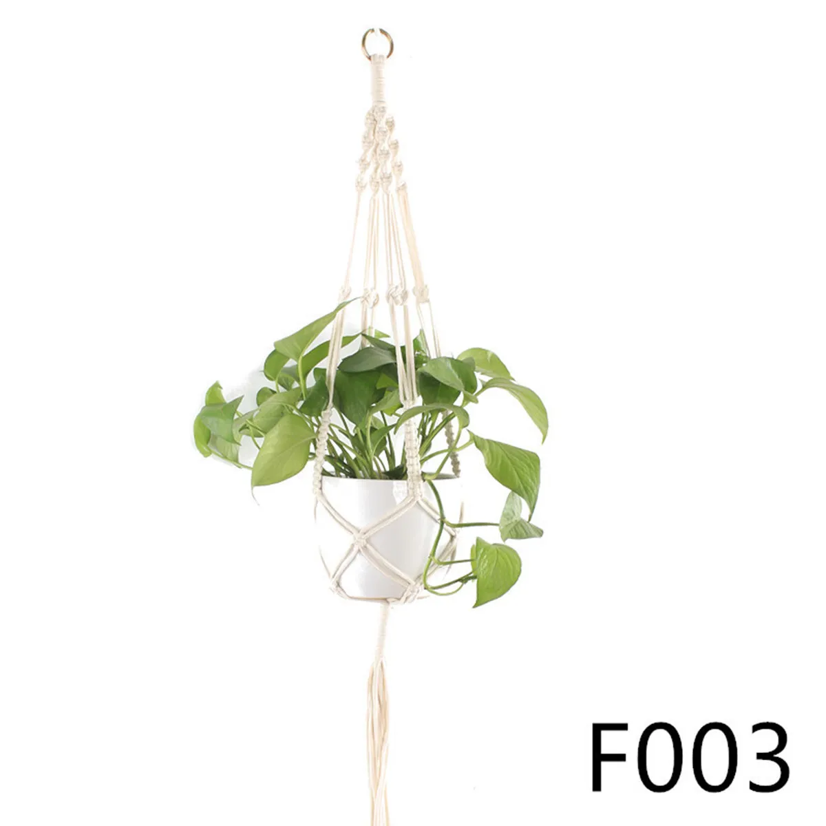 3Pcs Cotton Rope Macrame Flowerpot Net Bag Hanging Basket Thickened Hand-Knitted Tassel Decor for Indoor Outdoor Plants Living
3Pcs Cotton Rope Macrame Flowerpot Net Bag Hanging Basket Thickened Hand-Knitted Tassel Decor for Indoor Outdoor Plants Living