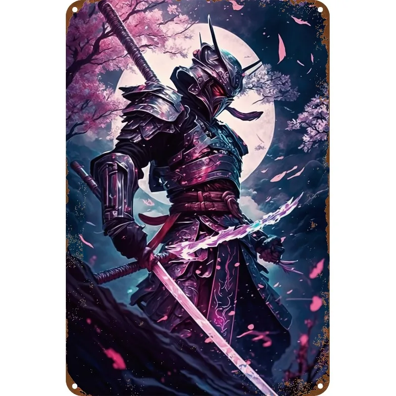 Samurai Warrior Aluminum Wall Art, Weather-Resistant Metal Tin Sign, Pre-Drilled for Easy Mounting, 7.9x11.8"/11.8x17.7, 1pc
Samurai Warrior Aluminum Wall Art, Weather-Resistant Metal Tin Sign, Pre-Drilled for Easy Mounting, 7.9x11.8"/11.8x17.7, 1pc