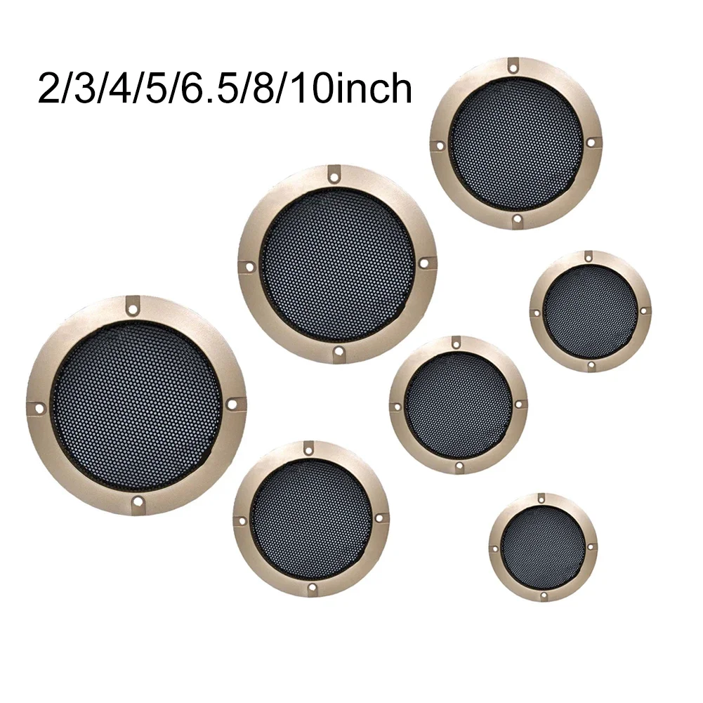 Gold Speaker Net Cover Car Home Mesh Enclosure Frame Wire Grilles 2-10Inch Speaker Protector Grill Mesh Cover Guard Accessories
Gold Speaker Net Cover Car Home Mesh Enclosure Frame Wire Grilles 2-10Inch Speaker Protector Grill Mesh Cover Guard Accessories