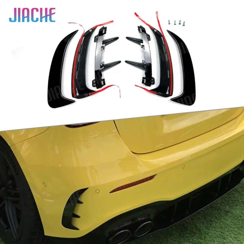 ABS Black Rear Bumper Side Air Vent Cover Fender Trim Sticker For Benz A Class W177 Hatchback A180 A200 A250 A35 AMG 2019 2020
ABS Black Rear Bumper Side Air Vent Cover Fender Trim Sticker For Benz A Class W177 Hatchback A180 A200 A250 A35 AMG 2019 2020