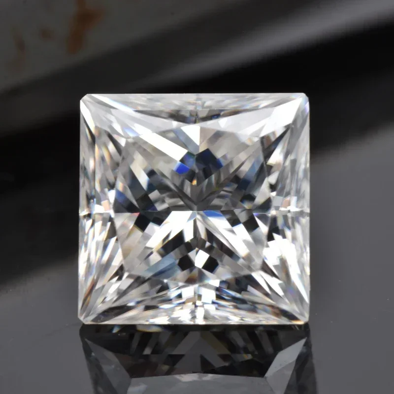 Moissanite Stone Princess Cut White D Color VVS1 Gemstone for DIY Charms Women Jewelry Making Materials with GRA Certificate
Moissanite Stone Princess Cut White D Color VVS1 Gemstone for DIY Charms Women Jewelry Making Materials with GRA Certificate