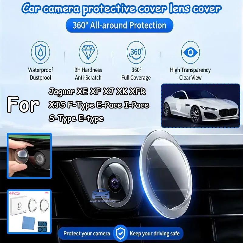 4pcs Car Camera Lens Protector Cover High Transparent Guard For Jaguar XE XF XJ XK XFR XJS F-Type E-Pace I-Pace S-Type E-type
4pcs Car Camera Lens Protector Cover High Transparent Guard For Jaguar XE XF XJ XK XFR XJS F-Type E-Pace I-Pace S-Type E-type