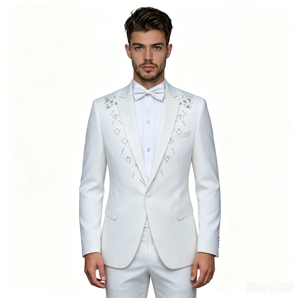 Abruzzomaster Crystals Diamond Suits Jacket Dinner Suit Sequin Blazer for Wedding Suit Stage Performance Host Formal
Abruzzomaster Crystals Diamond Suits Jacket Dinner Suit Sequin Blazer for Wedding Suit Stage Performance Host Formal