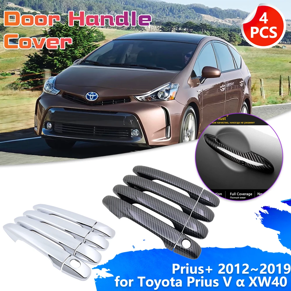 Door Handle Cover for Toyota Prius V α XW40 Daihatsu Mebius Prius+ 2012~2019 Trim Catch Carbon Fiber Set Sticker Cap Accessories
Door Handle Cover for Toyota Prius V α XW40 Daihatsu Mebius Prius+ 2012~2019 Trim Catch Carbon Fiber Set Sticker Cap Accessories