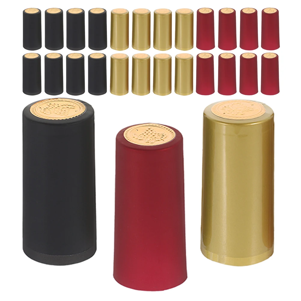 300pcs Bottle Sealing Film Shrink Caps Heat Capsules Stopper Covers Red Whiskey Bottle Stoppers Beverage Shrink Tops
300pcs Bottle Sealing Film Shrink Caps Heat Capsules Stopper Covers Red Whiskey Bottle Stoppers Beverage Shrink Tops