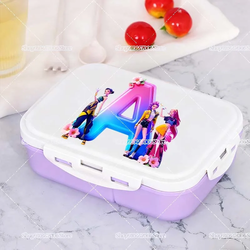 Kpop Demon Hunters Ланч-бокс с рисунком идола и буквы A-Z, коробки для бенто, портативный контейнер для хранения еды, студенческий ланч-бокс, подарок
Kpop Demon Hunters Ланч-бокс с рисунком идола и буквы A-Z, коробки для бенто, портативный контейнер для хранения еды, студенческий ланч-бокс, подарок