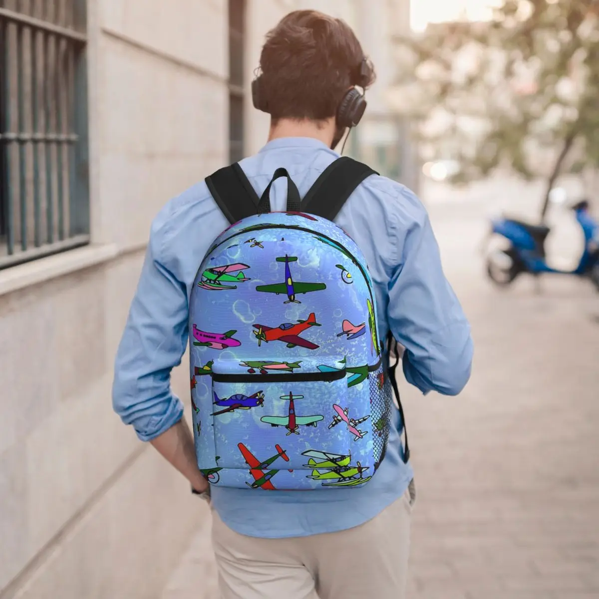 Cartoon Airplane Aviation Themed Backpack Boys Girls BookBag Kids School Bag Computer Shoulder Bags for Men Women
Cartoon Airplane Aviation Themed Backpack Boys Girls BookBag Kids School Bag Computer Shoulder Bags for Men Women