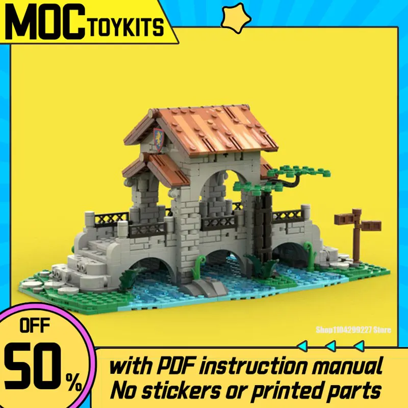 743PCS Medieval Street View Model MOC Building Bricks Lion Castle Bridge Modular Assemble Children Toys Holiday Gifts
743PCS Medieval Street View Model MOC Building Bricks Lion Castle Bridge Modular Assemble Children Toys Holiday Gifts