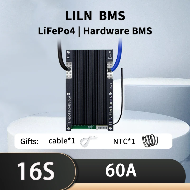 LILN Hardware BMS Lifepo4 16S 48V 60A Battery Pack Energy Storage Electric Scooter Bike RGV Golf Car Cleaning Car Tourist Car
LILN Hardware BMS Lifepo4 16S 48V 60A Battery Pack Energy Storage Electric Scooter Bike RGV Golf Car Cleaning Car Tourist Car