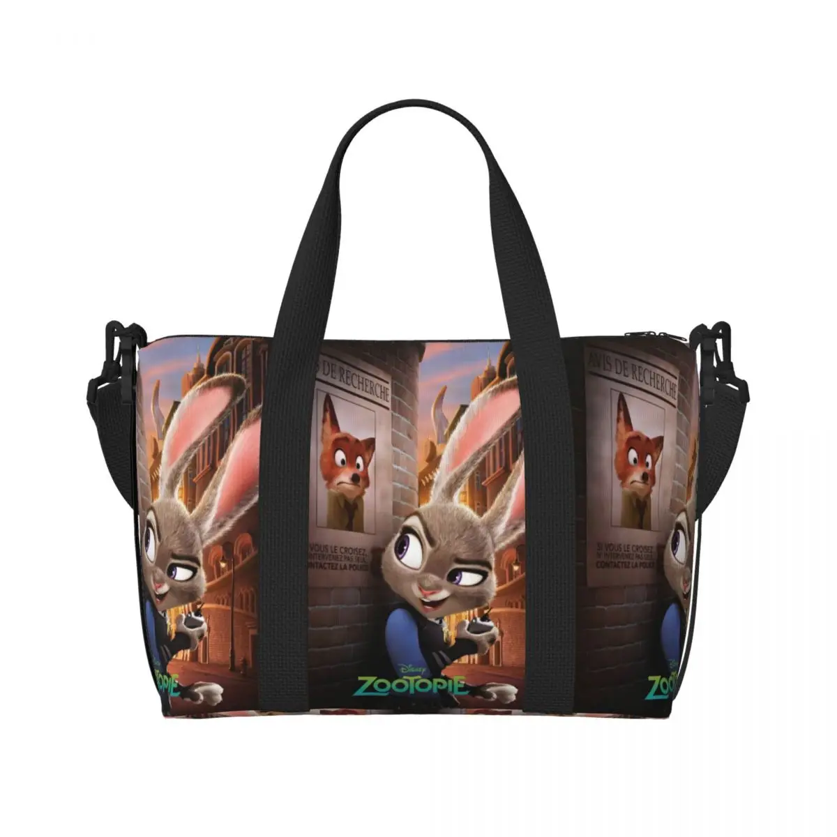Custom Zootopia Beach Tote Bag for Women Nick Fox Cartoon Movie Large Compartment Gym Beach Travel Bags
Custom Zootopia Beach Tote Bag for Women Nick Fox Cartoon Movie Large Compartment Gym Beach Travel Bags