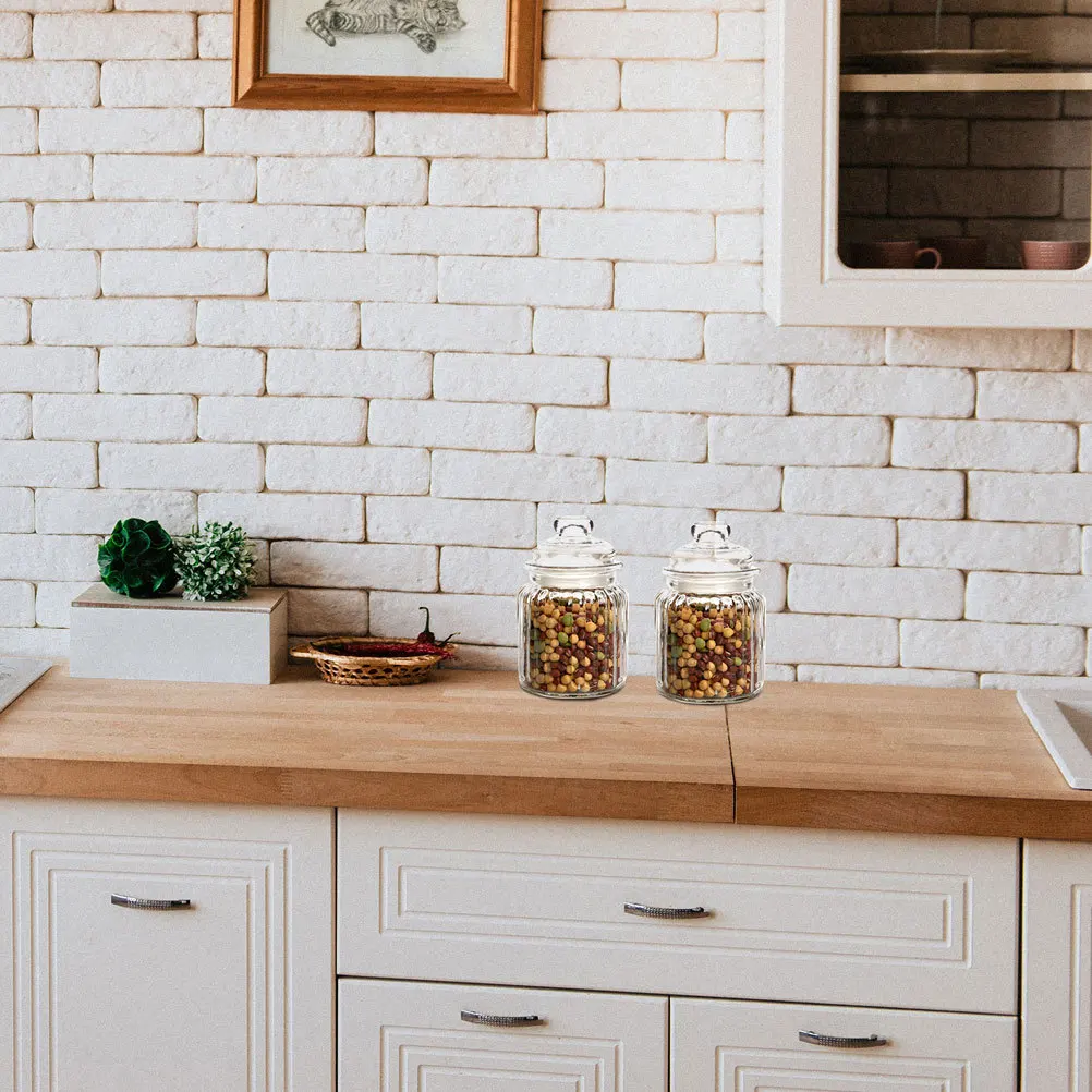 2Pcs Food Grade Glass Storage Jar 230Ml White Kitchen Sealed Container for Tea Cereal Candies Honey Multi-Purpose Use
2Pcs Food Grade Glass Storage Jar 230Ml White Kitchen Sealed Container for Tea Cereal Candies Honey Multi-Purpose Use