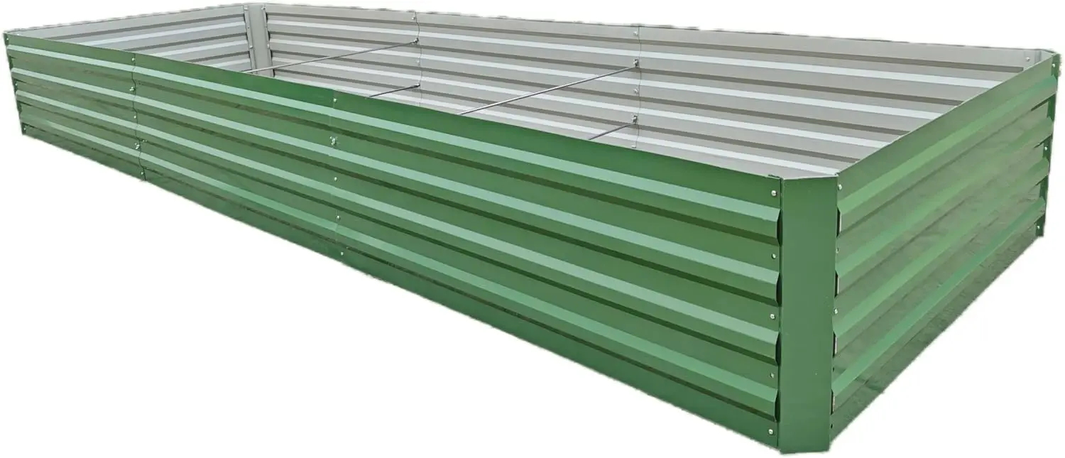 Оцинкованная приподнятая грядка, большой металлический ящик для посадки растений, набор для самостоятельной сборки, размер 12.3x4x1.5 футов
Оцинкованная приподнятая грядка, большой металлический ящик для посадки растений, набор для самостоятельной сборки, размер 12.3x4x1.5 футов