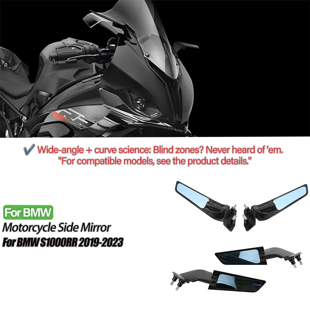 S1000RR 2023 Rearview Mirror For BMW S1000RR 2019 2020 2021 2022 Stealth Sport Winglet Mirror Kits Adjustable Stealth Mirrors
S1000RR 2023 Rearview Mirror For BMW S1000RR 2019 2020 2021 2022 Stealth Sport Winglet Mirror Kits Adjustable Stealth Mirrors