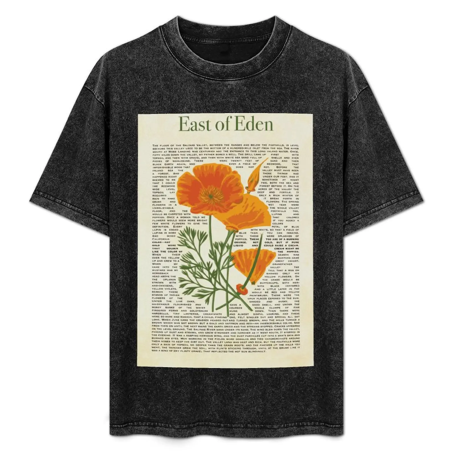 East of Eden T-Shirt Casual Simple Design Short Sleeve Shirt
East of Eden T-Shirt Casual Simple Design Short Sleeve Shirt