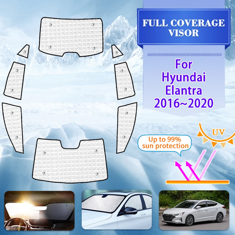 Car Full Window Sunshade For Hyundai Elantra Sedan 2016~2020 AD Car Solar Protection Window Sun Visor Sunshade Cover Accessories
Car Full Window Sunshade For Hyundai Elantra Sedan 2016~2020 AD Car Solar Protection Window Sun Visor Sunshade Cover Accessories