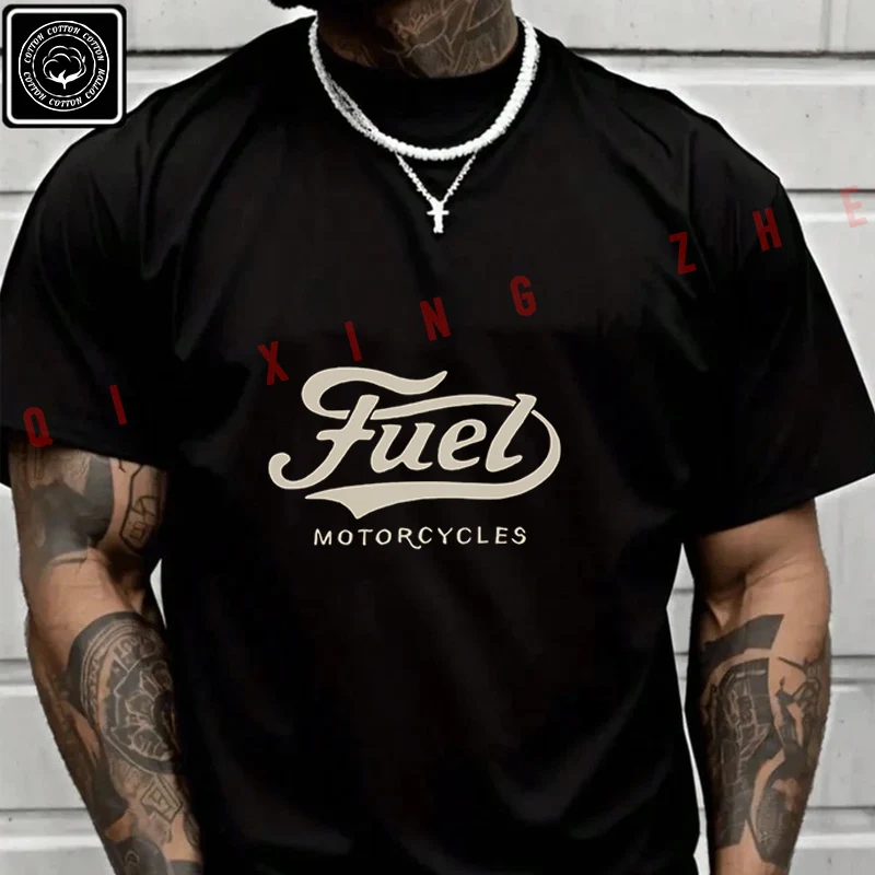Men's And Women's T-shirt Summer New Moto Cotton Tee Fuel Motorcycle Ride Design Short-sleeved Spring Autumn Top
Men's And Women's T-shirt Summer New Moto Cotton Tee Fuel Motorcycle Ride Design Short-sleeved Spring Autumn Top