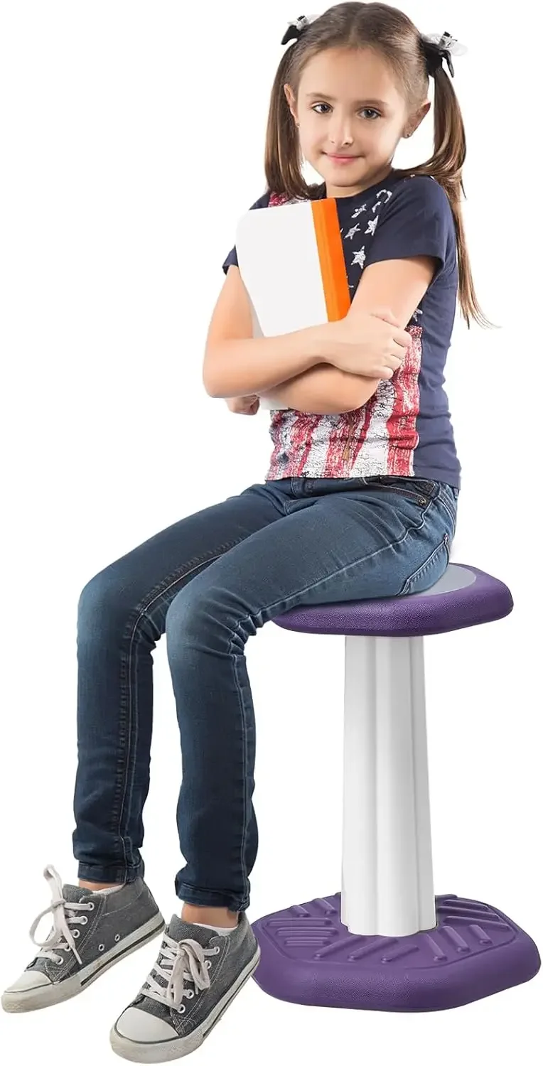 Kids Wobble Chair, Active Chair with Sponge Cushion, Wobble Stool Improves Focus, Posture and Calm Children, Purple
Kids Wobble Chair, Active Chair with Sponge Cushion, Wobble Stool Improves Focus, Posture and Calm Children, Purple