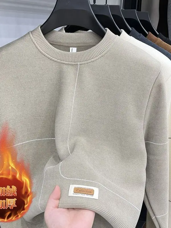 Thiened Fce round Ne Knitted Sweater Casual Sle Warm Base Layer irt Spring Autumn New Arrival Men's Faion Urban ...
Thiened Fce round Ne Knitted Sweater Casual Sle Warm Base Layer irt Spring Autumn New Arrival Men's Faion Urban ...