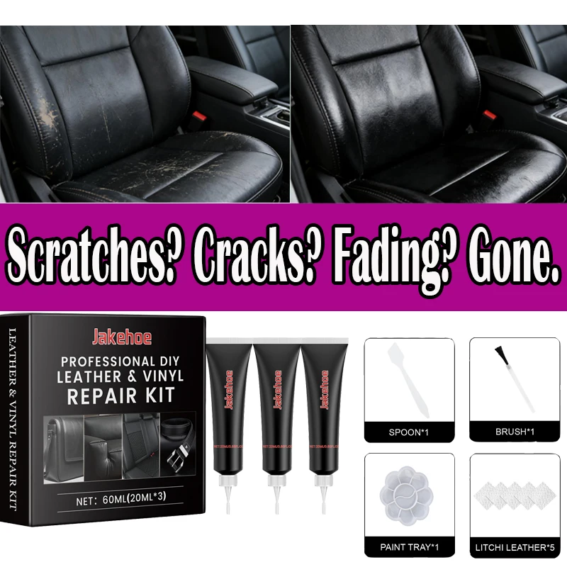 Car Care Kit Liquid Leather Skin Refurbish Repair Tool Auto Seat Sofa Coats Holes Scratch Cracks Restoration Black
Car Care Kit Liquid Leather Skin Refurbish Repair Tool Auto Seat Sofa Coats Holes Scratch Cracks Restoration Black