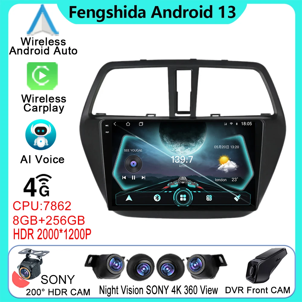 Car Stereo For Suzuki SX4 2 S-Cross 2012 - 2016 Multimedia Player GPS Carplay Android Auto Touch Screen 4G WiFi TB NO 2din
Car Stereo For Suzuki SX4 2 S-Cross 2012 - 2016 Multimedia Player GPS Carplay Android Auto Touch Screen 4G WiFi TB NO 2din