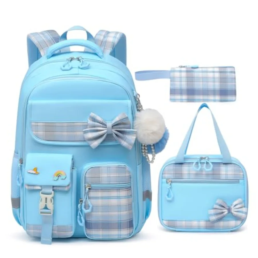 School Backpack for Girls Bookbag for Elementary Middle School Casual Travel Daypack Teen Backpacks Set
School Backpack for Girls Bookbag for Elementary Middle School Casual Travel Daypack Teen Backpacks Set