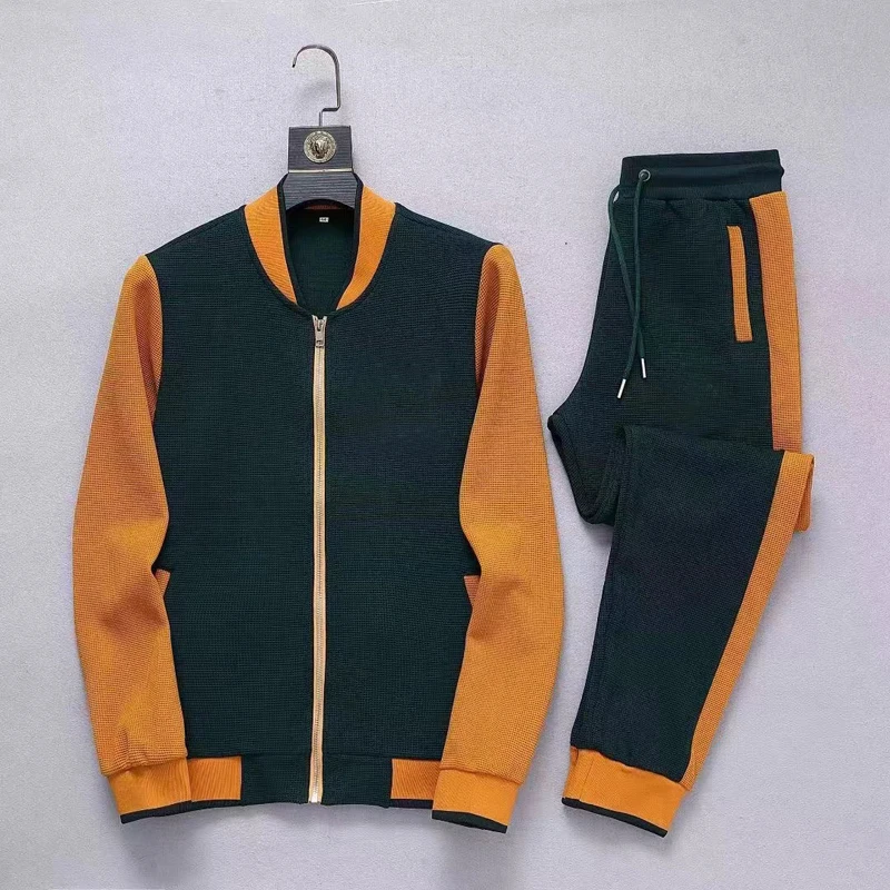 2023 new Brand Sports Suit Men's 2022 Spring Cardigan Sweater Jacket with Handsome Large Size Casual Two-piece
2023 new Brand Sports Suit Men's 2022 Spring Cardigan Sweater Jacket with Handsome Large Size Casual Two-piece