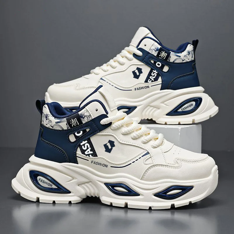 Новые мужские кроссовки с высоким верхом, всесезонные, модные, износостойкие, с толстой подошвой, повседневные кеды, оригинальные спортивные кроссовки для мужчин.
Новые мужские кроссовки с высоким верхом, всесезонные, модные, износостойкие, с толстой подошвой, повседневные кеды, оригинальные спортивные кроссовки для мужчин.