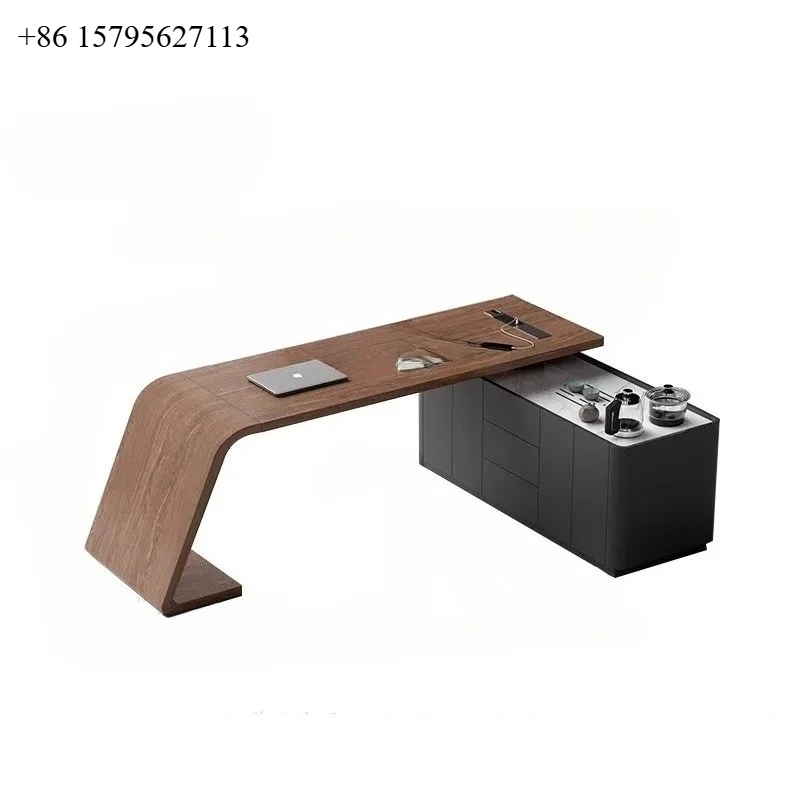 Дизайнерский стол из цельного дерева ореха, большая доска, скандинавский настольный светильник, роскошный высокий смысл 
Дизайнерский стол из цельного дерева ореха, большая доска, скандинавский настольный светильник, роскошный высокий смысл